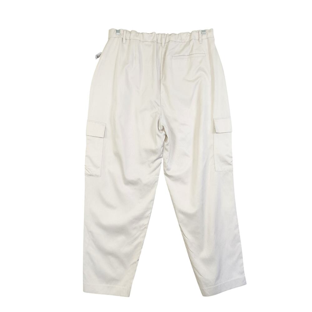 Old Navy Womens Extra High Waisted Taylor Cargo Trousers Size XL Silver Gray NWT - Picture 5 of 14